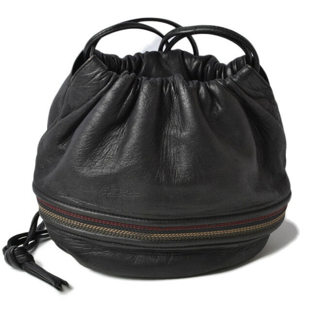 Loewe Shoulder Bag drawstring black lambskin